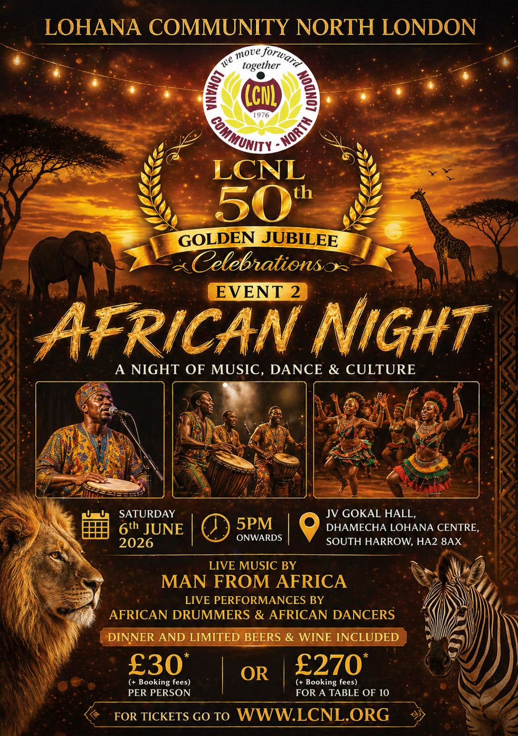 Golden Jubilee African Night