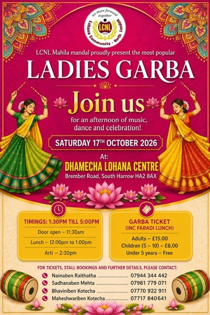 LCNL Mahila Mandal – Ladies Garba