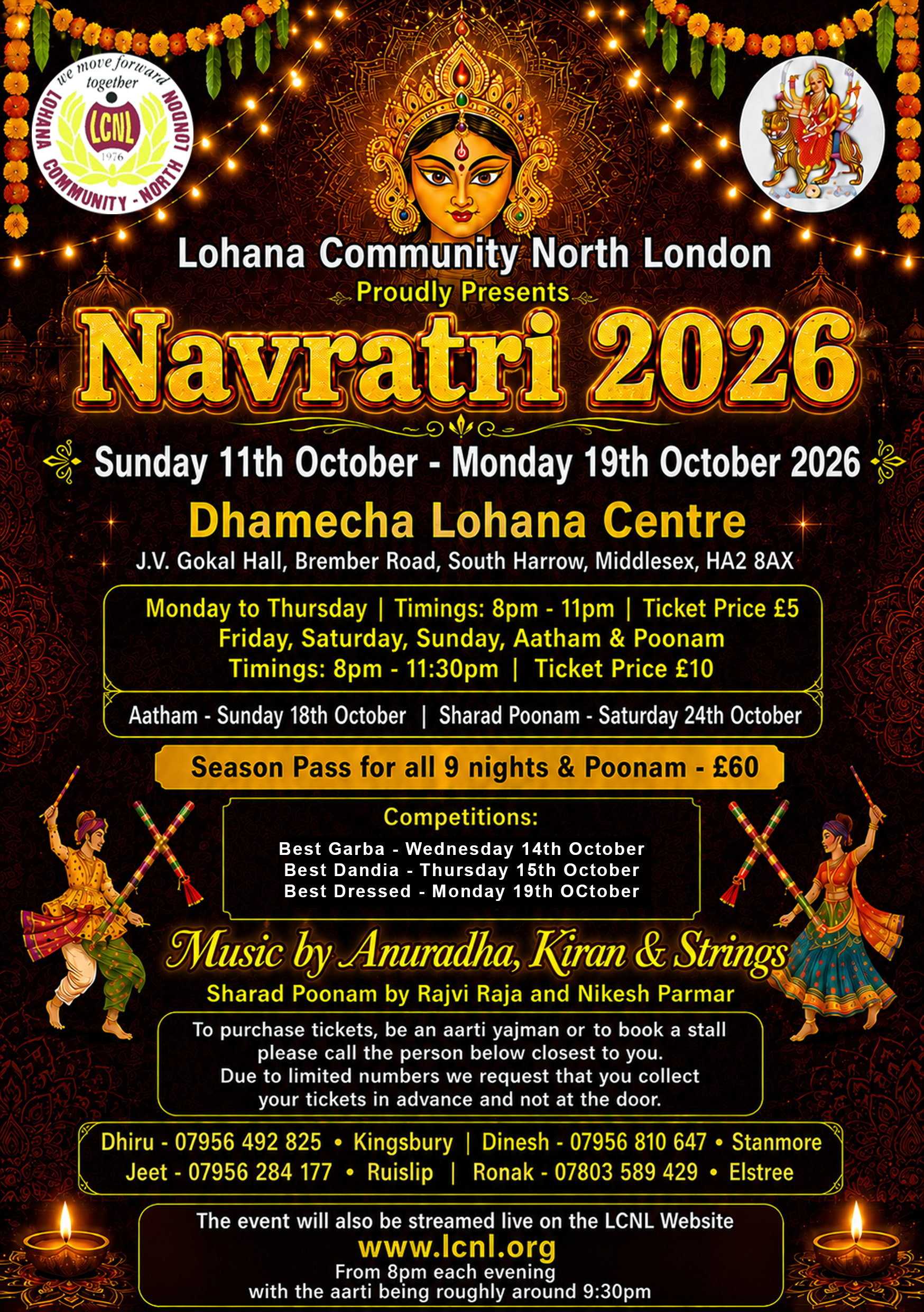 LCNL Navratri 2026
